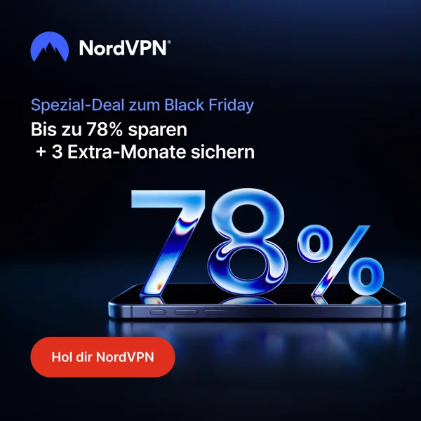 NordVPN Spezial-Deal zum Black Friday: bis zu 78 % sparen + 3 Extra-Monate
